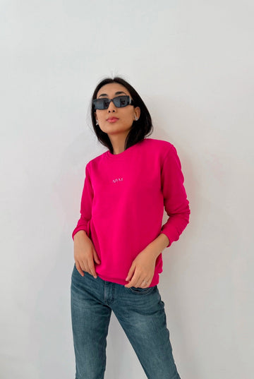 Sweatshirt organic cotton AIYM pink